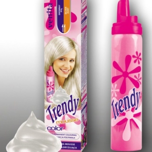 Trendy pena za kosu u boji 11 Silver Dust