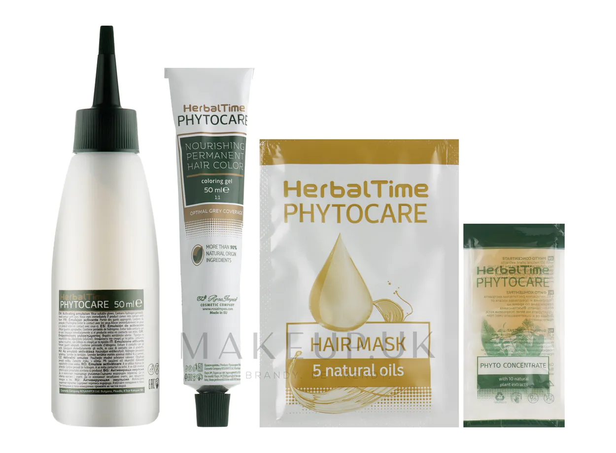 Herbal Time Phytocare farbe za kosu bez aminijaka, SL, PPD, resorcinol